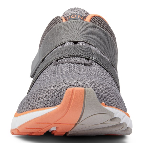 Vionic Trainers Ireland - Milan Sneaker Grey - Womens Shoes Clearance | FEUYK-7206